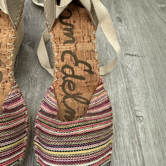 Sam Edelman Patsy Wrap Tie Ankle Espadrilles Size 10 - Picture 9 of 10